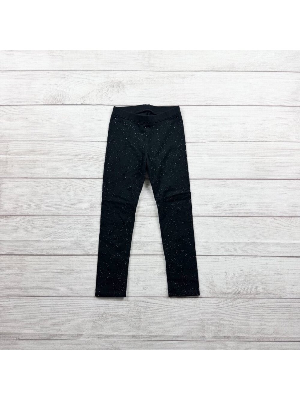 Cat & Jack Girls Black Sparkle Leggings 4T